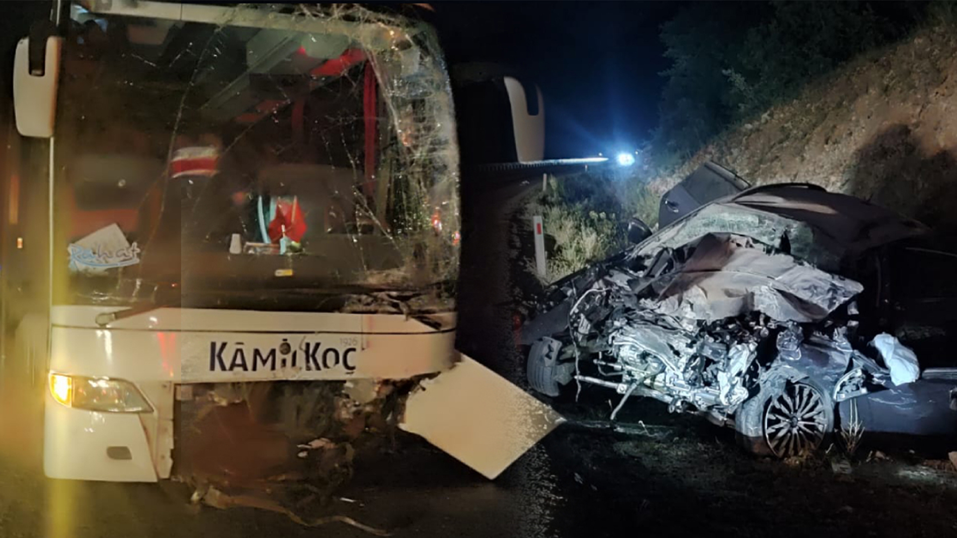 Konya’da Feci Kaza: Otomobil ile Yolcu Otobüsü Çarpıştı, 1 Kişi Hayatını Kaybetti, 8 Yaralı