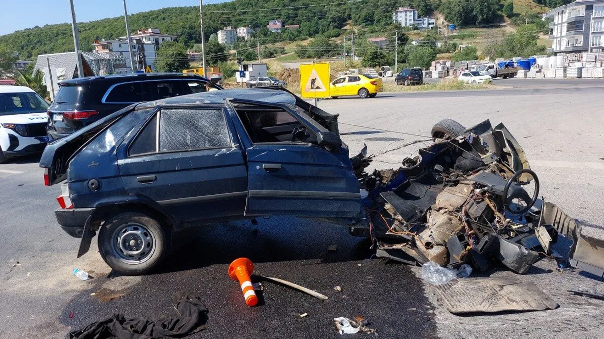 Samsun’da Zincirleme Kaza: 3’ü Ağır, 4 Yaralı
