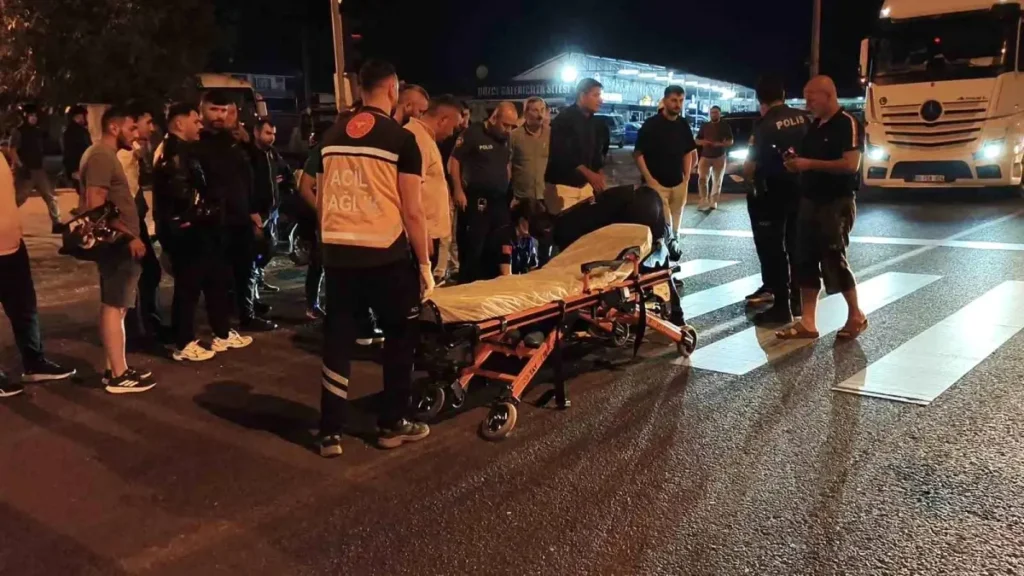 Düzce’de Motosiklet Yayaya Çarptı: 1 Yaralı