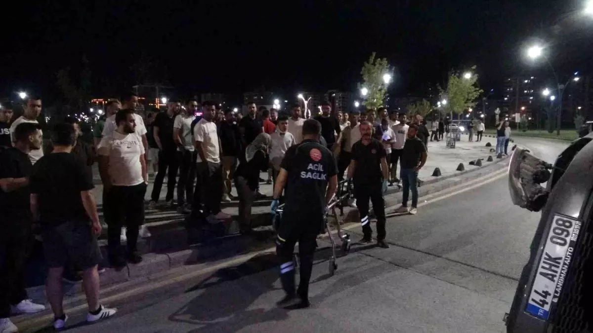 Malatya’da Otomobil Devrildi: 1 Yaralı