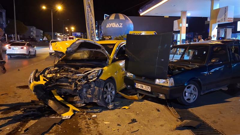 Samsun’da zincirleme kaza: 3 yaralı, sürücü alkollü çıktı