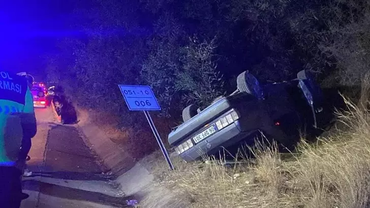 Tarsus’ta feci kaza: Otomobil takla attı, 1 ölü 3 ağır yaralı