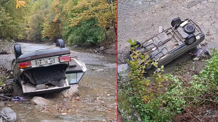 Adana’da Köprüden Düşen Otomobilde 2 Kişi Yaralandı