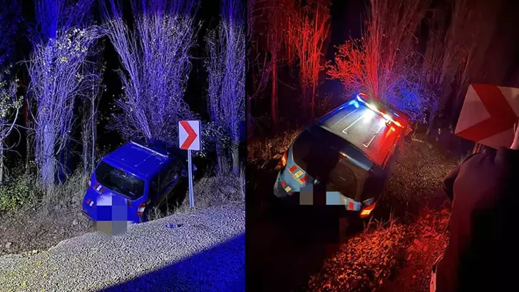 Konya'da Askeri Araç Şarampole Yuvarlandı: 4 Yaralı