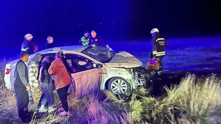 Tekirdağ’da Kafa Kafaya Çarpışma: 4 Yaralı