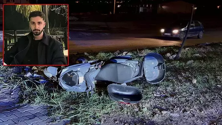 Fethiye’de motosikletiyle refüje çarpan üniversite öğrencisi Eren hayatını kaybetti