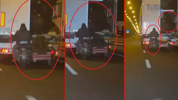 Seyir halindeki TIR'dan koyun çaldılar: 2 şüpheli yakalandı