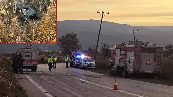Tokat’ta otomobil sazlık alana uçtu: 2 ölü, 1 yaralı