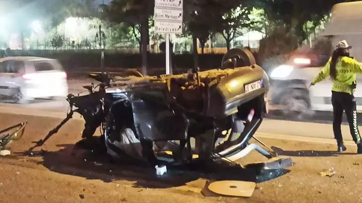 Konya’da Alkollü Sürücünün Kullandığı Otomobil Ağaca Çarpıp Takla Attı: Hatice Deveci Hayatını Kaybetti