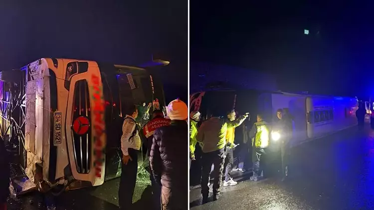 Osmaniye’de Yolcu Otobüsü Devrildi: 3 Kişi Yaralandı