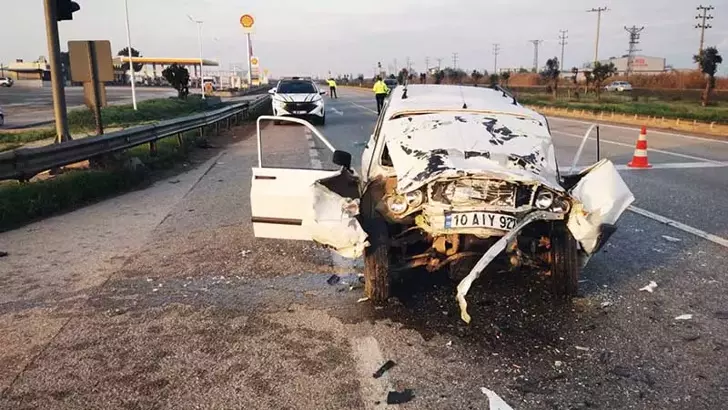Otomobilin arkadan çarptığı kazada 15 yaşındaki Furkan hayatını kaybetti