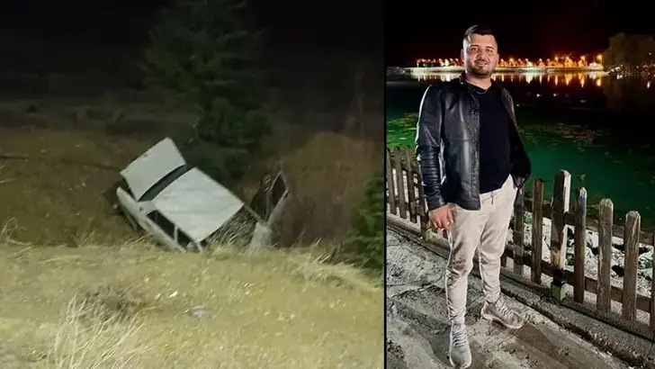 Konya’da Domuza Çarpan Otomobil Şarampole Yuvarlandı: 1 Ölü