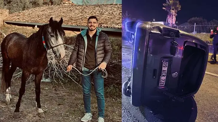 Nazilli’de Takla Atan Hafif Ticari Araç Karşı Yönde Otomobille Çarpıştı: 1 Ölü, 1 Yaralı