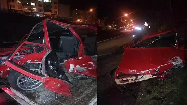 Otomobil Bariyere Çarptı: Sürücü Ağır Yaralandı