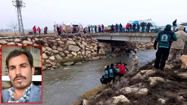 Şanlıurfa’da Kanala Devrilen Otomobil Kazasında Kayıp Sürücü Suriye’de de Aranacak
