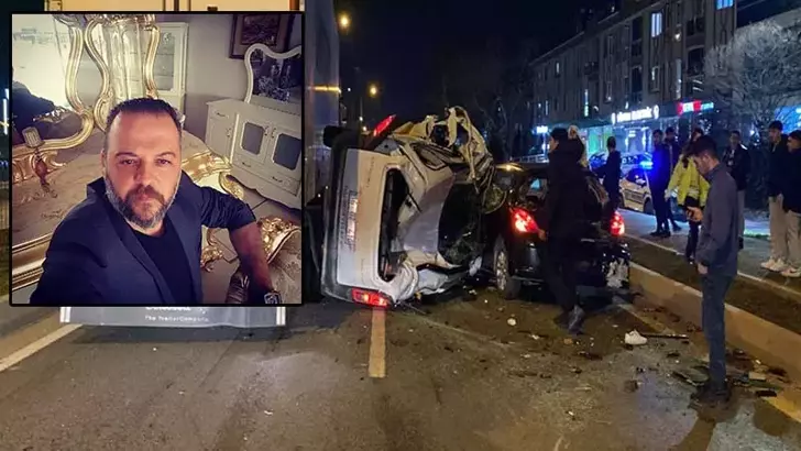 Yakıtı biten otomobilinin yanında beklerken çarpılan mobilyacı son yolculuğuna uğurlandı