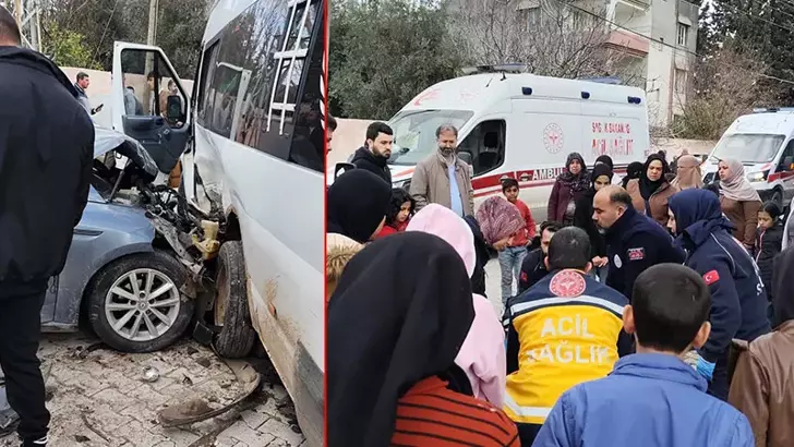 Hatay’da Öğrenci Servisi ile Otomobil Çarpıştı: 15 Yaralı, Sürücü Alkollü Çıktı