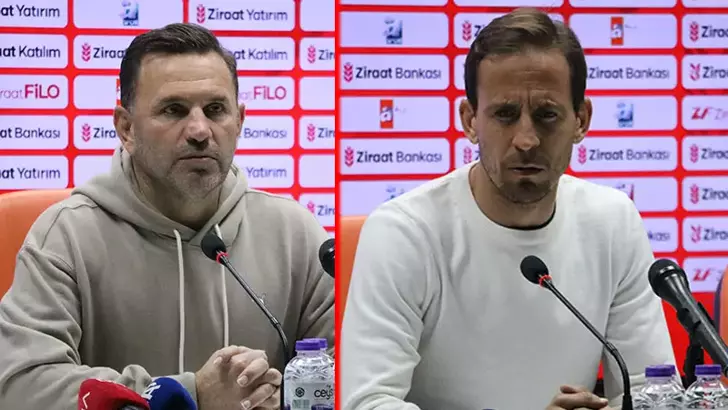 Alanyaspor – Galatasaray maçının ardından teknik direktörlerden açıklama