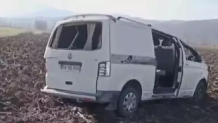 Amasya’da minibüs tarlaya devrildi: 8 kişi yaralandı