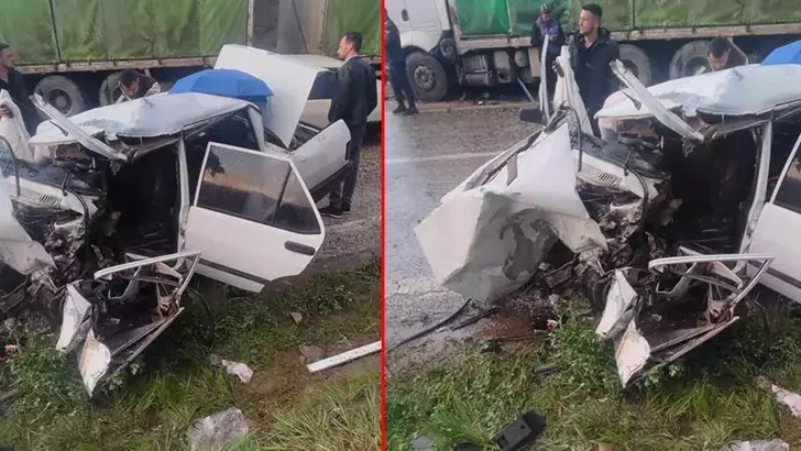 Manisa'da Feci Kaza: Otomobil ile Canlı Hayvan Yüklü TIR Çarpıştı, 1'i Ağır 3 Yaralı