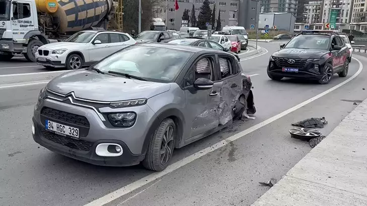 Sarıyer’de 4 aracın karıştığı zincirleme kaza: 4 yaralı