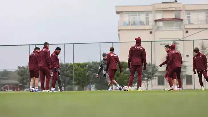 Trabzonspor’da Kayserispor maçı hazırlıkları sürüyor