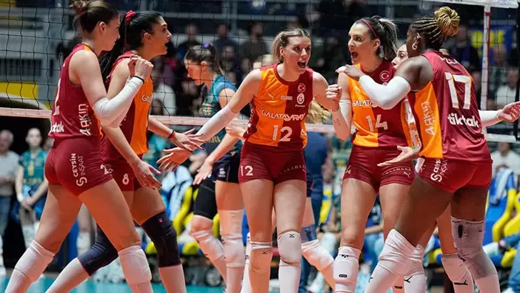 Galatasaray Daikin İtalya'dan Zaferle Dönüyor: CEV Kupası Yolunda Büyük Avantaj (3-2)