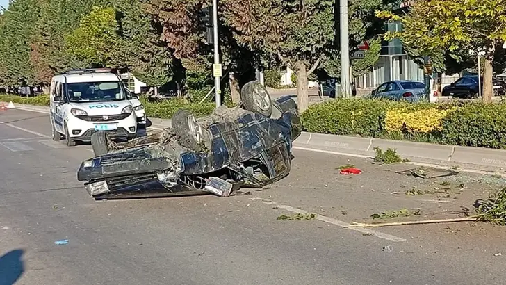Beypazarı'nda Feci Kaza: Takla Atan Otomobilin Sürücüsü Hayatını Kaybetti