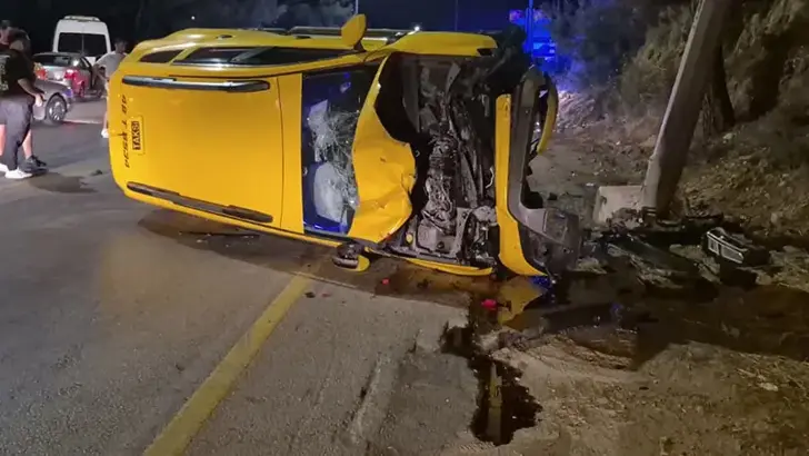 Bodrum’da Feci Kaza: Taksi ile Motosiklet Çarpıştı, 1 Ölü, 1 Ağır Yaralı
