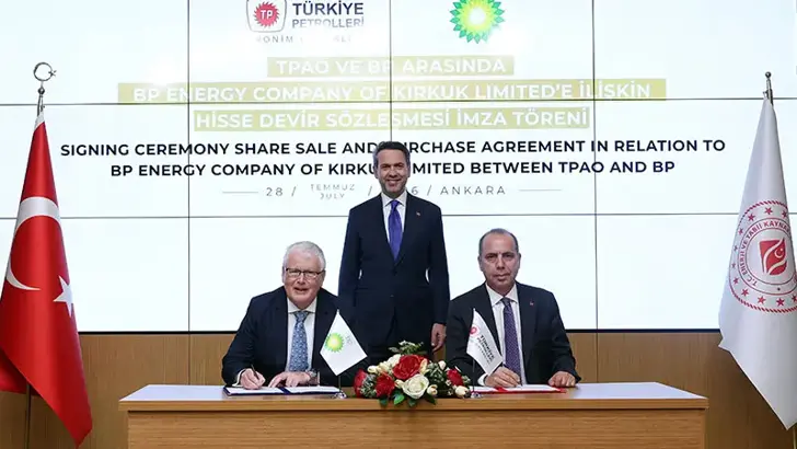 TPAO'dan Enerjide Tarihi Hamle: BP'nin Kerkük Merkezli Şirketinin Yüzde 15'ini Aldı