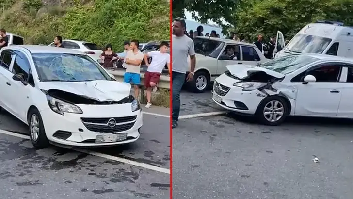Zonguldak'ta Otomobil Baba ve 3 Yaşındaki Oğluna Çarptı: 3 Yaralı