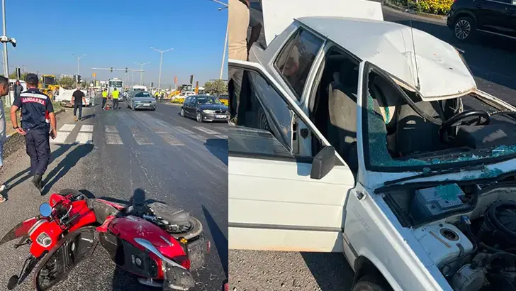 Manisa’da Feci Kaza: Otomobil ile Motosiklet Çarpıştı, 2'si Ağır 4 Yaralı