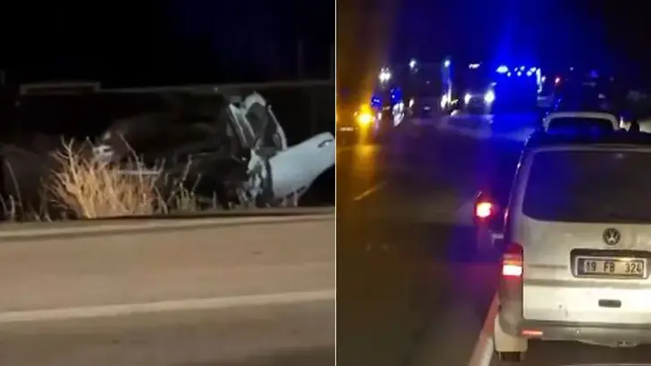 Çorum'da Otomobil ile Cip Kafa Kafaya Çarpıştı: 4 Kişi Yaşamını Yitirdi, 1 Kişi Ağır Yaralı